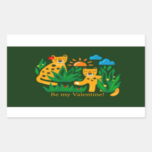 Adesivo Retangular Seja meu Namorados!