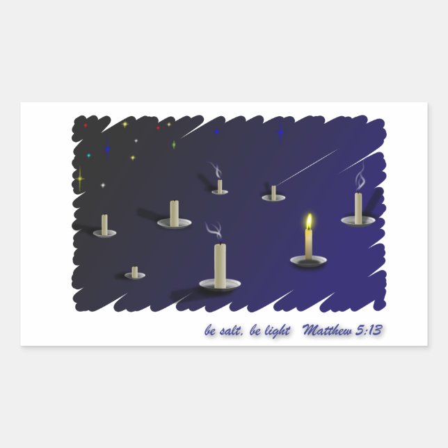 Adesivo Retangular Seja Sal, Seja Leve (Frente)