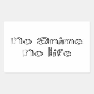 Adesivo Retangular sem anime sem vida