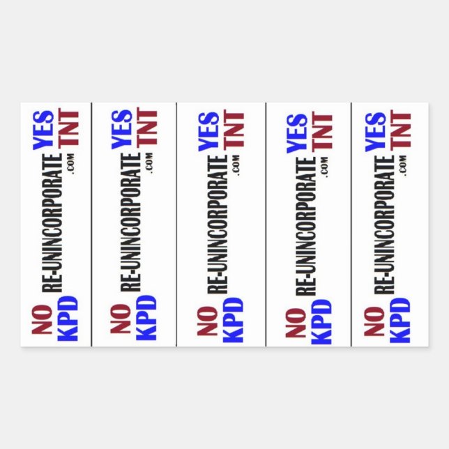 Adesivo Retangular Sem KPD Sim TNT (Frente)