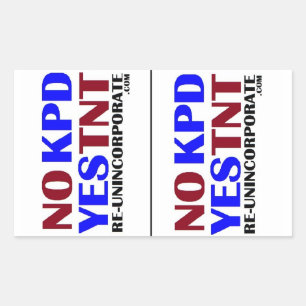 Adesivo Retangular Sem KPD Sim TNT LG