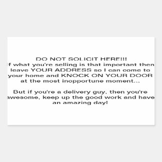 Adesivo Retangular sem solicitação