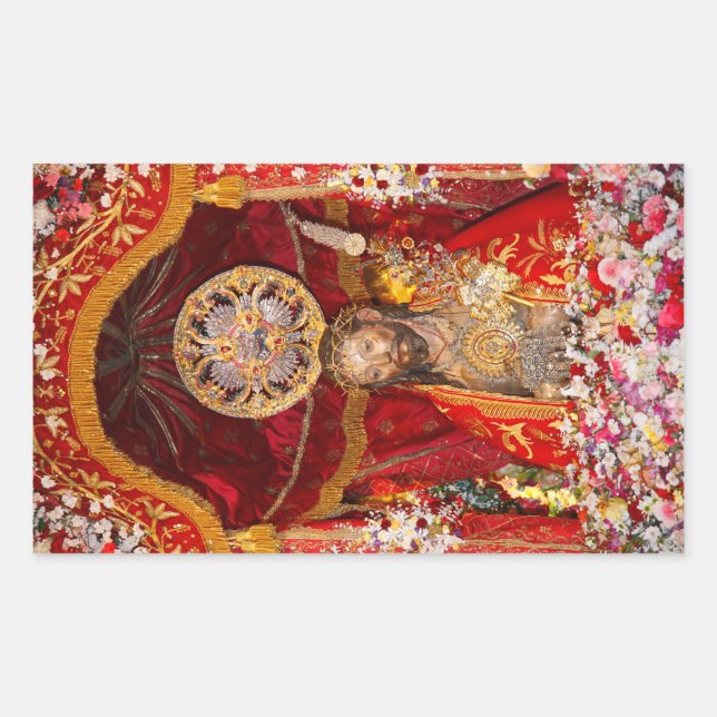 Adesivo Retangular Senhor Santo Cristo dos Milagres (Frente)