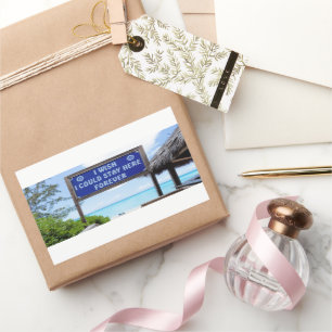 Adesivo Retangular Serene Beach Vibes