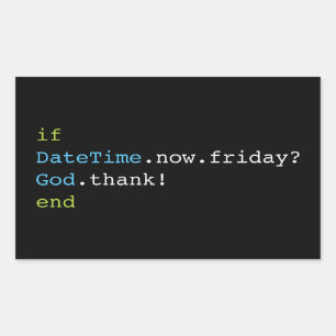 Adesivo Retangular Sexta