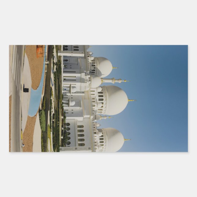 Adesivo Retangular Sheikh Zayed Grande Mesquita, Abu Dhabi (Frente)