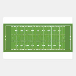 Adesivo Retangular Show off your colors - Football