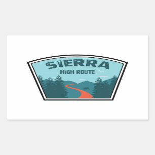 Adesivo Retangular Sierra High Route