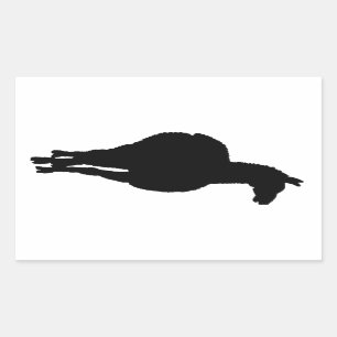 Adesivo Retangular Silhueta do lama (revestimento dianteiro)
