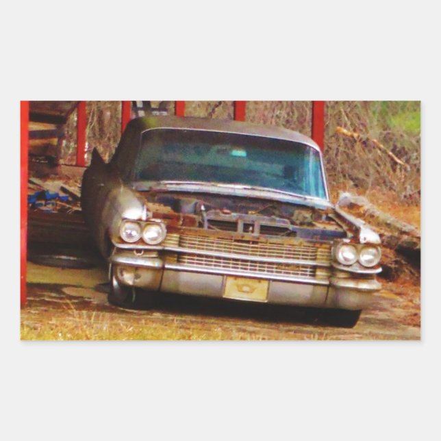 Adesivo Retangular Silver 1963 Sadan Deville (Frente)