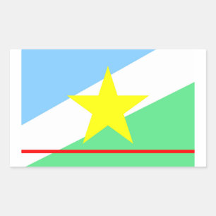 Adesivo Retangular Símbolo roraima da província do Brasil