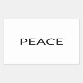 Adesivo Retangular Simples minimalista, simples e elegante, branco-de