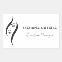 Simples Salão Branco E Bela Negra