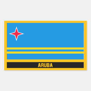 Adesivo Retangular Sinalizador Aruba