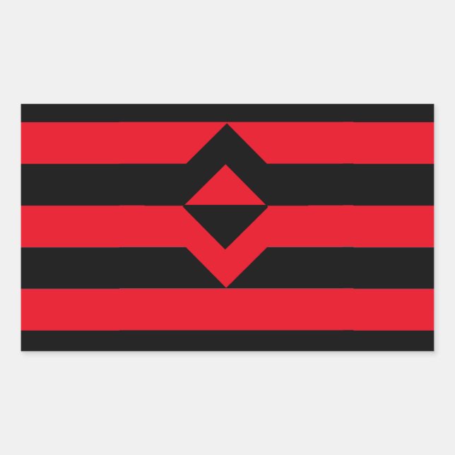 Adesivo Retangular Sinalizador de Prioridade de Fist (Frente)