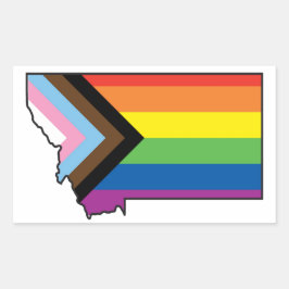 Adesivo Retangular Sinalizador de Progresso de Montana