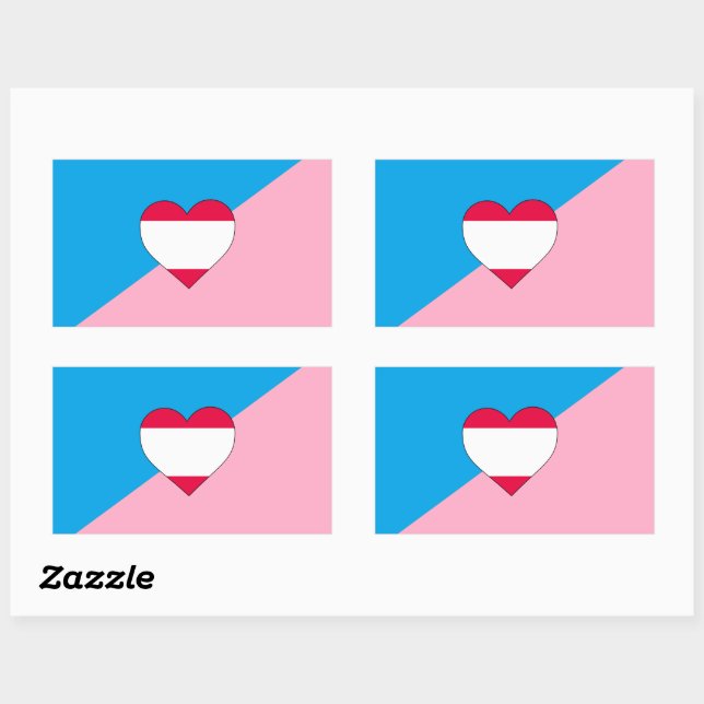 Adesivo Retangular Sinalizador do Orgulho de Idade (Folha)