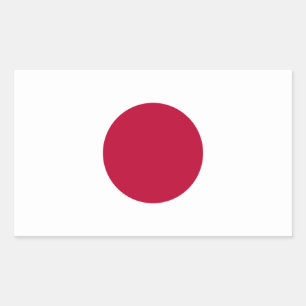 Adesivo Retangular Sinalizador Japão/Japonês