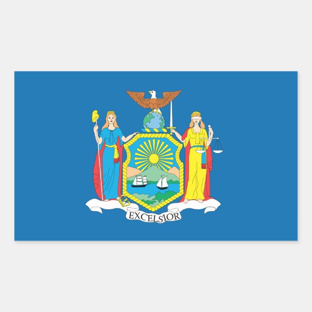Adesivo Retangular Sinalizador NEW YORK - (Frente)