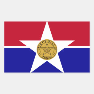 Adesivo Retangular Sinalizador Quatro Dallas