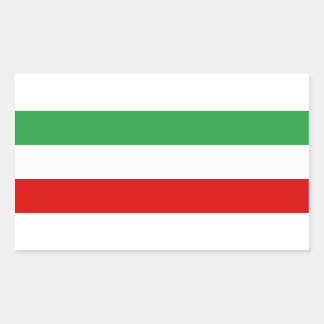Adesivo Retangular Sinalizador Tricolor para o QUATRO Irã