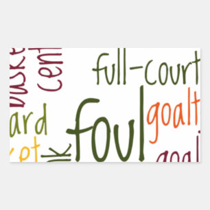 Adesivo Retangular Slam Dunk Dreams: Basquete - Jogo dos Campeões