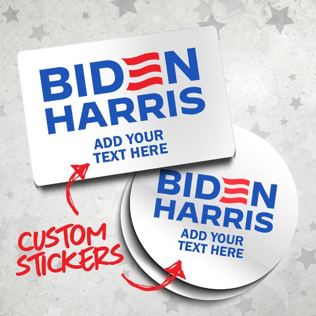 Adesivo Retangular Slogan da campanha Personalizado Biden Harris (Customize Biden Harris Stickers from Politiclothes.com
Choose PERSONALIZE > ENTER TEXT or EDIT )