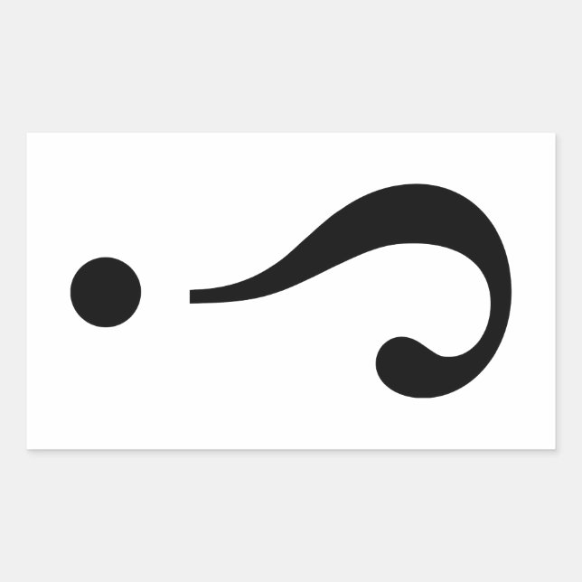 Adesivo Retangular sNARK mARK {ironicon} (Frente)