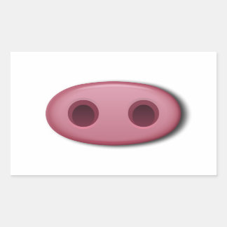 Adesivo Retangular Snout PinkPig