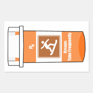 Adesivo Retangular Snowboard É A Minha Droga