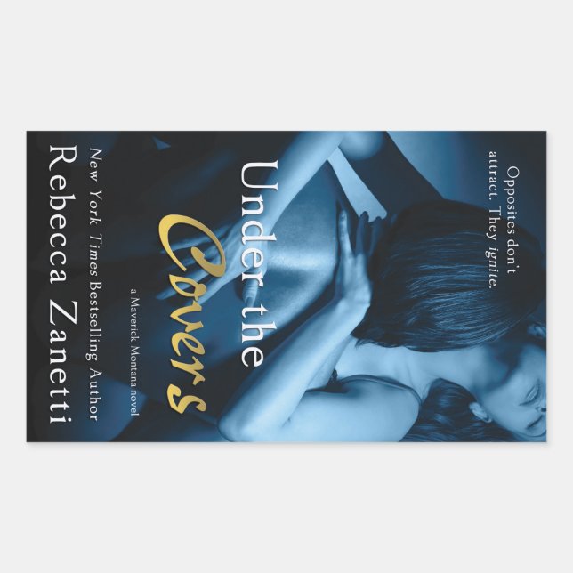 Adesivo Retangular Sob os Cobrir de Rebecca Zanetti (Frente)