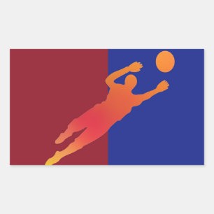 Adesivo Retangular Soccer Sticker