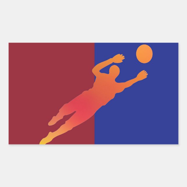Adesivo Retangular Soccer Sticker (Frente)