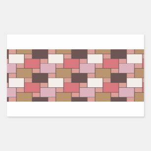 Adesivo Retangular Sorvete da pastilha elástica