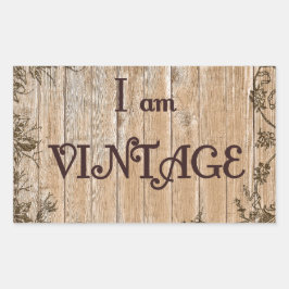 Adesivo Retangular Sou Vintage