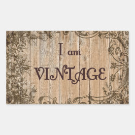 Adesivo Retangular Sou Vintage