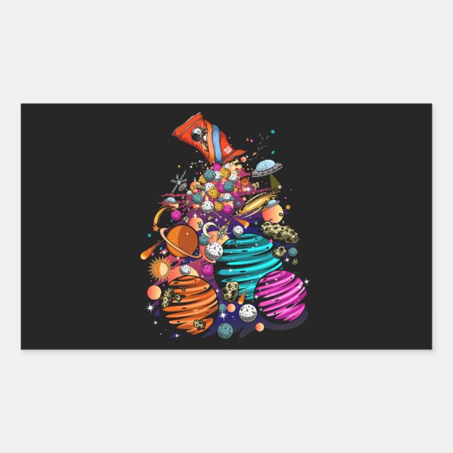 Adesivo Retangular Space Candy (Frente)