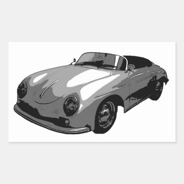 Adesivo Retangular ~Speedster~VELOCIDADOR, PERSONALIZE-O! (Frente)