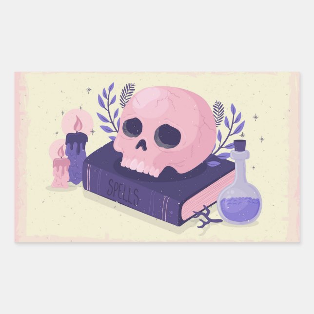 Adesivo Retangular Spells (Frente)
