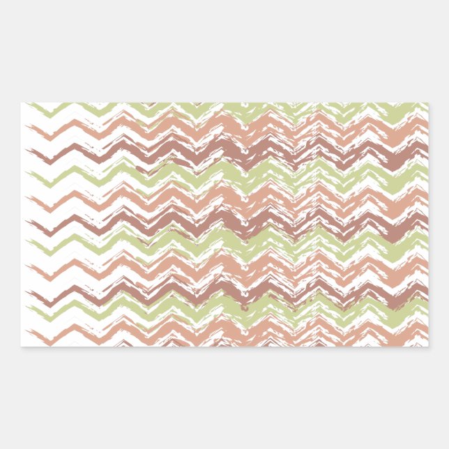 Adesivo Retangular Spice Scribble Chevron ZigZag (Frente)