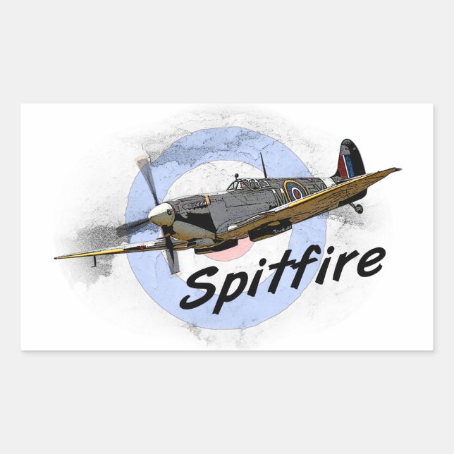 Adesivo Retangular Spitfire (Frente)