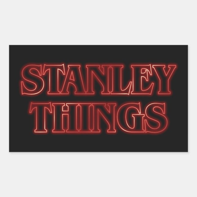 Adesivo Retangular Stanley Things (Frente)