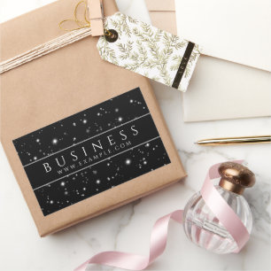 Adesivo Retangular Starlight Black