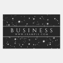 Adesivo Retangular Starlight Black