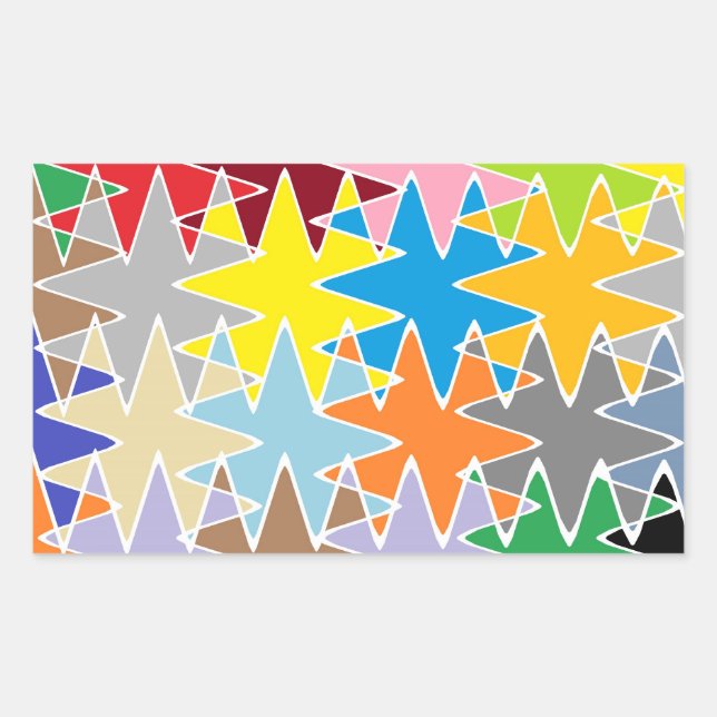 Adesivo Retangular STBX Novino Star Ryit Dança (Frente)