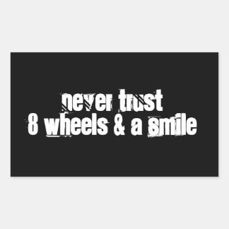 Adesivo Retangular Sticker 4-Pack: Confiança