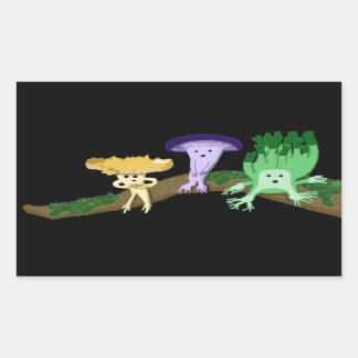 Adesivo Retangular Sticker Amigos da Floresta