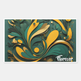 Adesivo Retangular Sticker Grande Arte Biodiversidad Viva