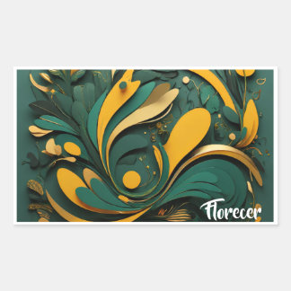 Adesivo Retangular Sticker Grande Arte Biodiversidad Viva