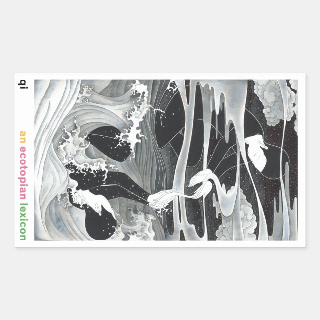 Adesivo Retangular Stickers for Qi (por Moonassi) (Frente)